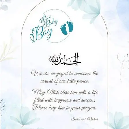 Dua for New Baby Boy In Islam