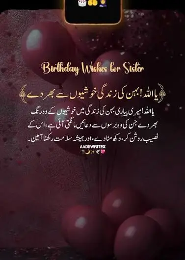 Islamic Birthday Duas